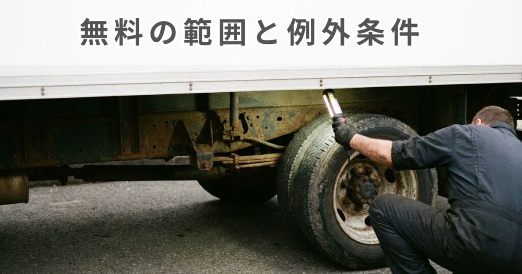 現地査定でタイヤや下回りを点検するイメージ