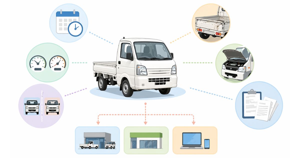 ハイゼットトラック買取で相場と判断軸を整理した図解
